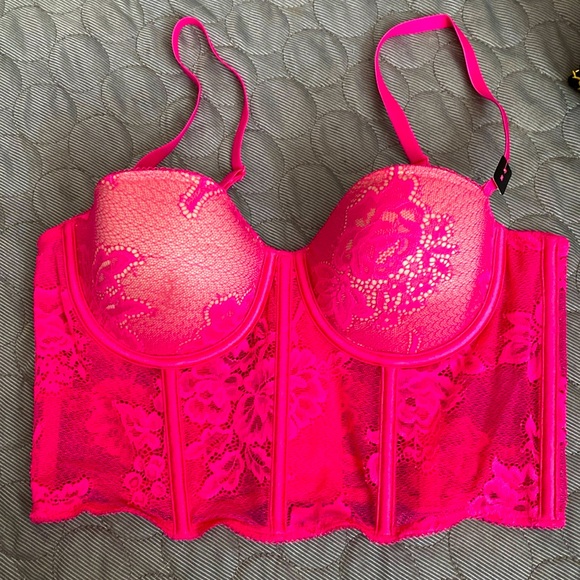 La SENZA Other - La Senza pink lace bustier- medium
